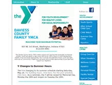 Tablet Screenshot of dcymca.org